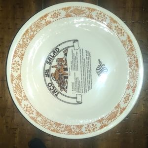 Vintage Taco Salad Bowl